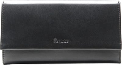 Esquire Portemonnee New Silk Ladies Wallet Black Zwart