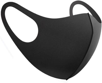 Katoenen Stofmaskers - Herbruikbare Maskers - Buiten Activiteiten - Huidvriendelijk Materiaal - 10 Stuks - Zwart