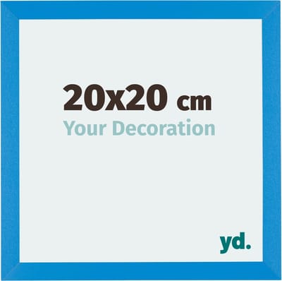 Your Decoration - Fotolijst 20x20 cm - MDF - Helder Blauw - Mura