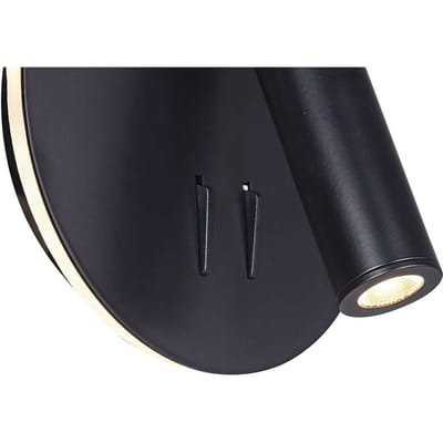 Maytoni los 176 LED wandlamp 3000K rond zwart