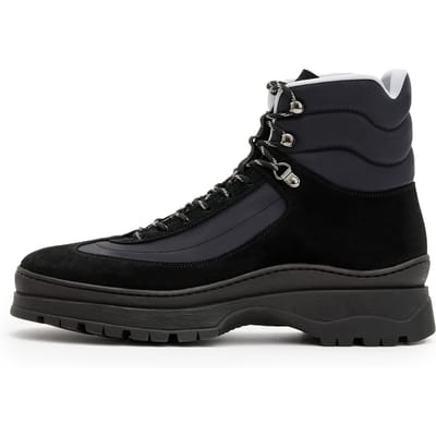 AllSaints Lucas Suede Hiker Black Maat: 46 | Laarzen Outlet | Heren | Zwart