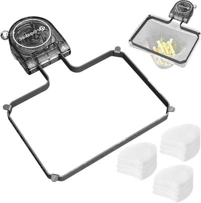 Drainagefilter met zuignap, 100 mesh zakken, 2-in-1 haarfilter en opbergrek voor de keuken, zwart - ideaal voor afvoerreiniging en haarverzameling