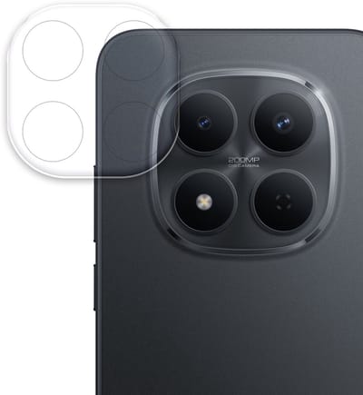 Rosso Camera Protector Geschikt voor Xiaomi Redmi Note 15 Pro Plus - Lens Bescherming - Case Friendly - Ultra Dun Glas - Transparant