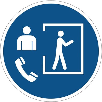 Alleen toegang met begeleider gebodsbord - M058 | gecoat dibond materiaal | 10 cm