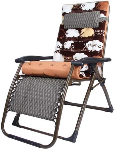 Opvouwbare Ligstoel - Tuinstoel Kampeerbed - Ontspanning Buiten - Zero Gravity Design - 180x75x49 cm - Zwart