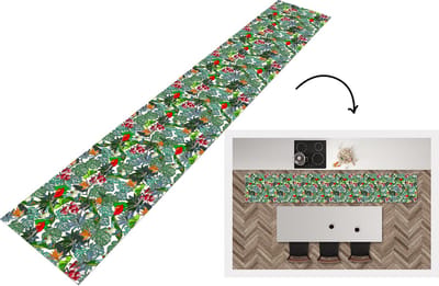 Keukenloper - Loper keuken - Patroon - Planten - Jungle - 300x50 cm - Keukenloper vinyl