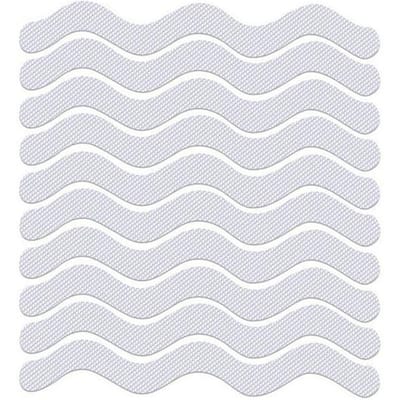 24 stuks/Verpakking Transparante Antislip Stickers Voor Badkamervloer En Douche - Badkuipvloer Veiligheid Antislip Strips