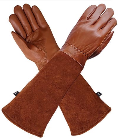 XL Runderleren Werkkhandschoenen Lang - Snijbestendig - Voor Tuinieren, Imkeren & Lassen-Belle's product