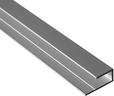 Aluminium U-Profiel voor HPL Platen - Eindprofiel - Geanodiseerd
