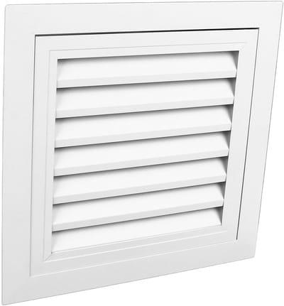 Dailygoods- Ventilatierooster Aluminiumlegering - Ventilatieopening 35x35cm - Muurventilatieafdekking - Stijlvol Ontwerp - Duurzaam en Corrosiebestendig - Superieure Luchtstroomefficiëntie - Luchtrooster