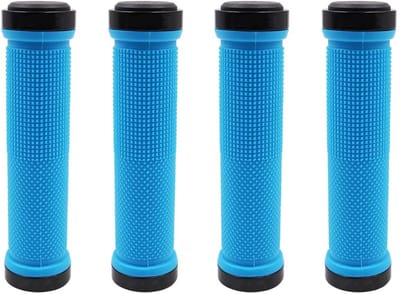 Dailygoods- Fietshandvatten Antislip - 2 Paar - Rubber - Mountainbike - Vouwfiets - 13 x 3,4 cm - Duurzaam - Fietsgrips