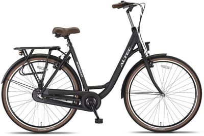 Altec Damesfiets Marquant 28 Inch 56 cm Dames 3V V-Brakes Matzwart