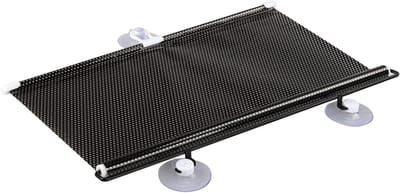 Verduisterend Rolgordijn - Zonnescherm Raamgordijn - Privacy en Zonwering - Zonder Boren Zuignappen - 58x125cm - Zwart