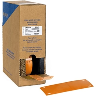 Brady BM-25x75-7643-OR polyurethaan tags oranje | 25 mm x 75 mm (origineel)