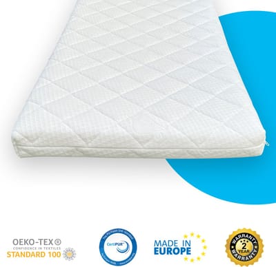 Kindermatras 80x120 Koudschuim HR40 Tencel - Koudschuimmatras - Duurzaam - Matrassenmaker