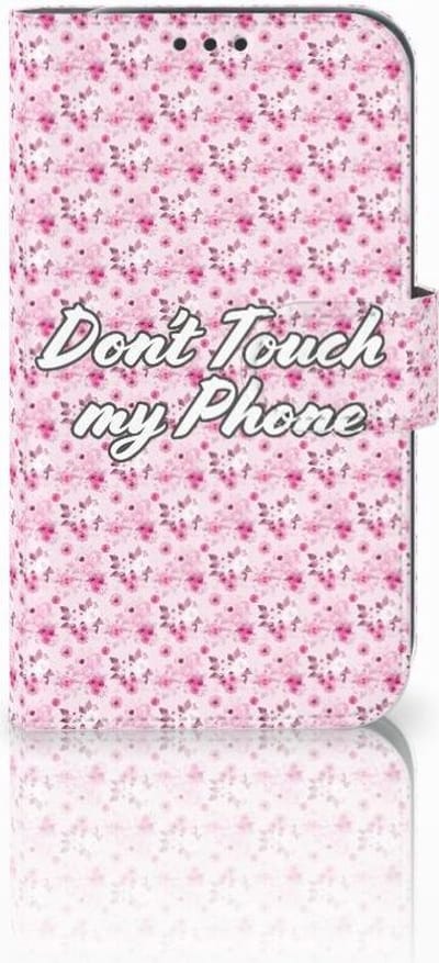 Samsung Galaxy Xcover 4 | Xcover 4s Portemonnee Hoesje Flowers Pink DTMP