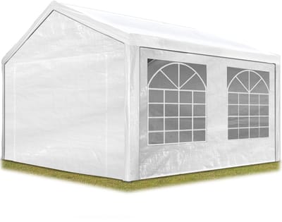 Partytent Feesttent Paviljoen 3x4 m wit PE 350 N zeil 100% waterdicht UV-bestendig
