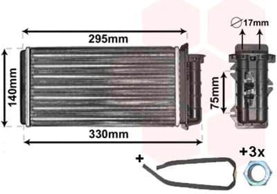 Van Wezel - KACHEL RADIATEUR VOOR FIAT BRAVA/BRAVO 1995-2001 46721976