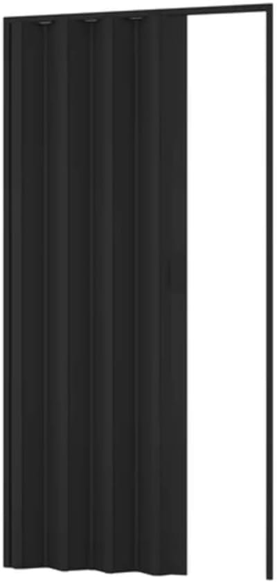 Binnendeur Vouw - Ruimtebesparend Ontwerp - Interieur Decoratie - Direct Te Gebruiken - 83 x 214 cm - Zwart