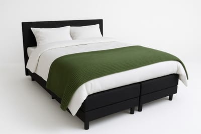 Slaaploods.nl Praag - Boxspring inclusief matras - 180x200 cm - Zwart