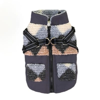 Winter Warme Hondenkleding Huisdier Hond Jas Jas voor Kleine Middelgrote Honden Fleece Puppy Kleding Yorkie Chihuahua Jas Hondenaccessoires XS black