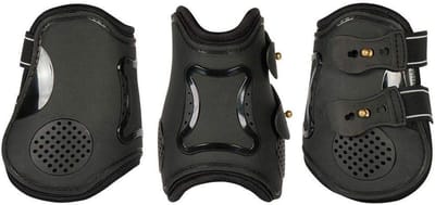 Kogelgewrichtsbeschermer - Paardenbeschermer - Paardensport Bescherming - Ventilerend Air-neopreen - Full L - Zwart