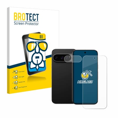 Screenprotector voor Google Pixel 9 Pro (Voor+Camera) Beschermglas transparant