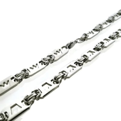 Aramat Jewels | Halskettingen | Brede Stalen Koningsketting met Kroonmotief | Zilverkleur | |10mm | Staal | Volwassenen | Verkleurd niet