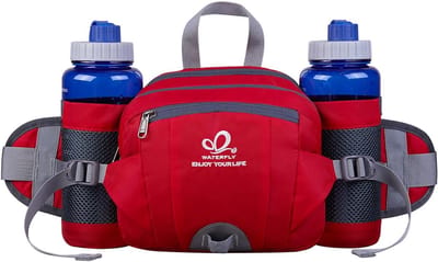 Heuptas voor wandelen en outdoor activiteiten met bidonhouders - multifunctionele tas