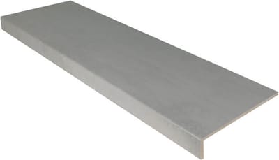 Maestro Steps -Overzettrede met neus | Laminaat | Betonlook Light Grey Stone | 130 x 38 cm - exclusief montage.