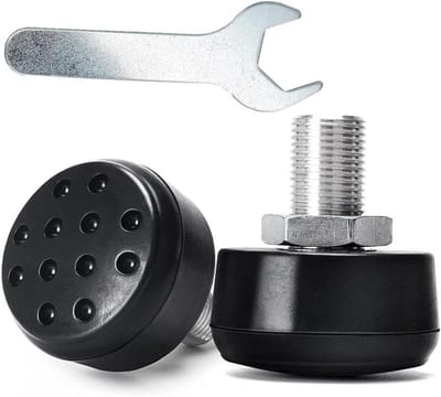 Rolschaatsen Teenstops - Remblokken Set - Verbeteren Wendbaarheid - Verstelbare Hoogte - 2 Stuks 9/16 Inch - Zwart Wit