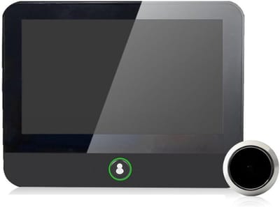 Digitale Deurkijker - Spion Camera - Veilig Huis - Bewegingsdetectie - 120 Graden - Zilver
