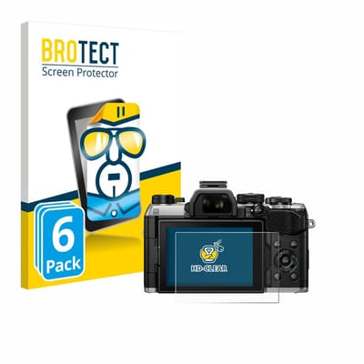 BROTECT - Screenprotector voor Olympus OM System OM-5 Mark II - Folie Beschermfolie transparant 6 Stuks