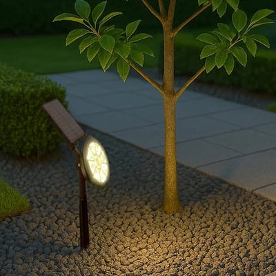 Solar tuinverlichting - Prikspot 'Sunny' - Dual White - Met grondspies - Tuinverlichting op zonne-energie