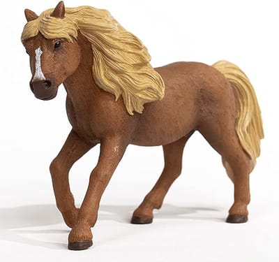Schleich Horse Club IJslander Pony hengst speelfiguur bruin.