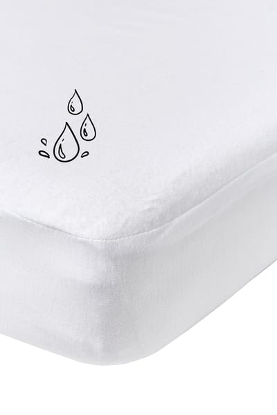 Meyco Home waterdicht hoeslaken eenpersoonsbed - white - 90x200cm