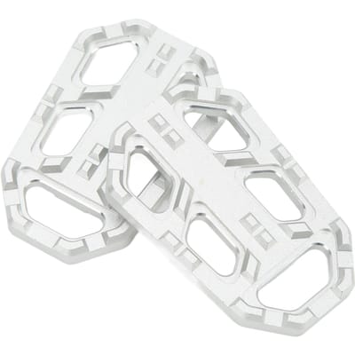 2 STKS Motorfiets Verbreden Voetsteun Pedalen Aluminiumlegering Vervanging voor CB500X 2015?2016Zilver zilver