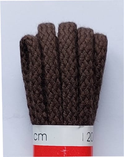 Ronilux Veter - Donker Bruin - Rond - Koord Veters - Lengte 120 cm - Dikte 4 mm - Schoenveter