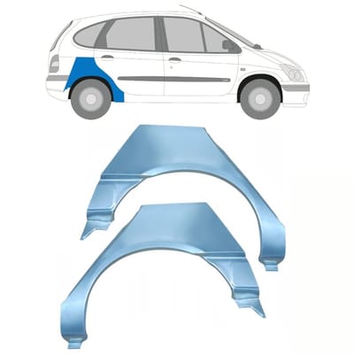 Reparatiepaneel achterspatbord voor Renault Megane I Scenic 1995-2003