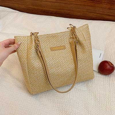 Grote Tas voor Dames Nieuwe Mode Casual Schoudertas Modieuze Casual en Populaire Handtas Grote Capaciteit Tote Bag brown