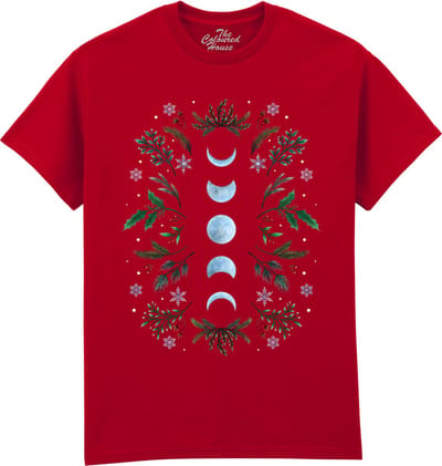 Maan Planten Moonlight Garden Festive The Coloured House T-shirt M