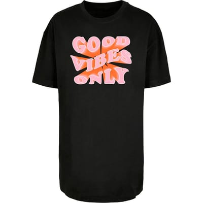 Dames-T-shirt oversized Merchcode Summer - Good Vibes Only
