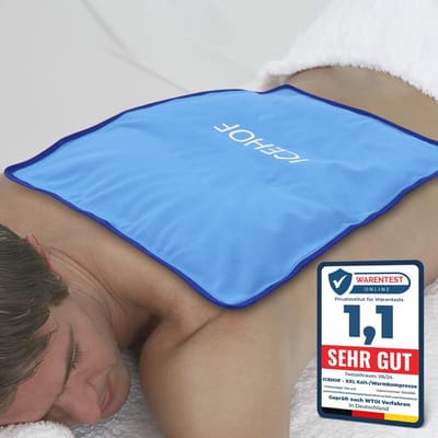 Grote Gel Koelkussen XXL - 38 x 28 cm, Verkoelend en Verwarmend, Ideaal voor Elk Lichaamsdeel