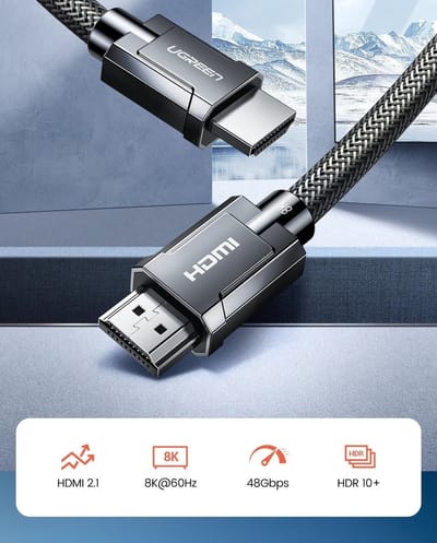 Ugreen Hdmi 2.1 8K 60Hz Kabel Voor Tv's Ps4 Xbox 1M Snelle Transmissie