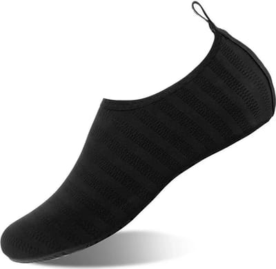 Waterschoenen voor jongens en meisjes, unisex model, strandschoenen, sneldrogende surfschoenen, waterschoenen, zwemschoenen - SEASOLES Zwart 26-29