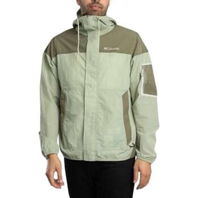 Columbia Challenger™ II Windbreaker Heren Outdoorjas - Safari, Stone Green