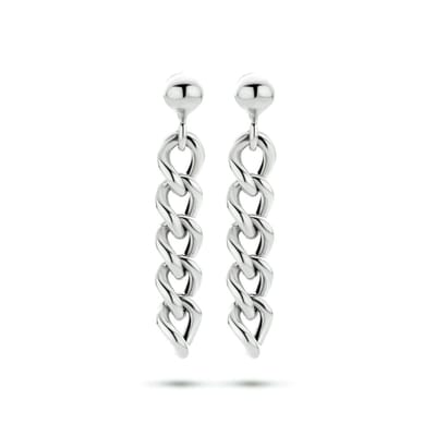 Zilver Gerhodineerd Oorhangers Schakel 1337238