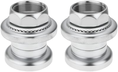 Dailygoods - 2 Stuks 1 Inch Threaed Headset voor Elektrische Fietsen Zilver