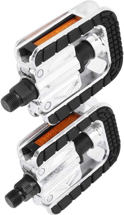 Vouwbare Fietspedalen met Antislip en Reflectoren voor Mountainbike, Vouwfiets en Racefiets, 180° Bidirectioneel Opvouwbaar