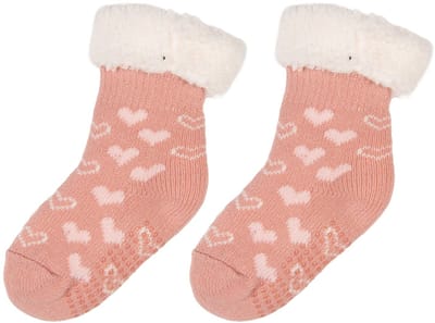 Clayre & Eef Huissokken Baby Voor 0-24 Maanden Roze Synthetisch